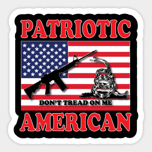 Patriotic American Sticker